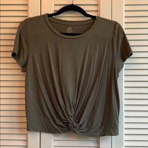 aerie real soft cropped tee